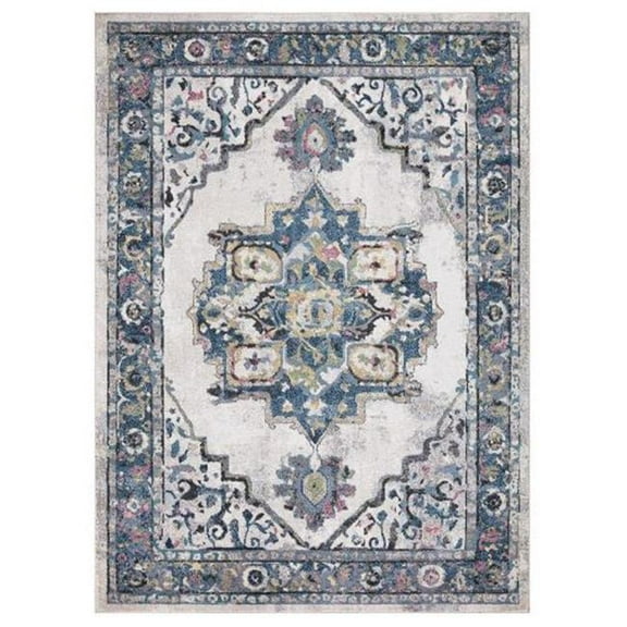 Concord Global Trading Concord Global Vintage Collection Barclay Area Rug Ivory 7'10''x10'6" 8' x 10' Living Room