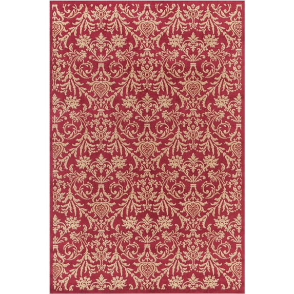 Concord Global Trading Jewel Collection Damask Area Rug