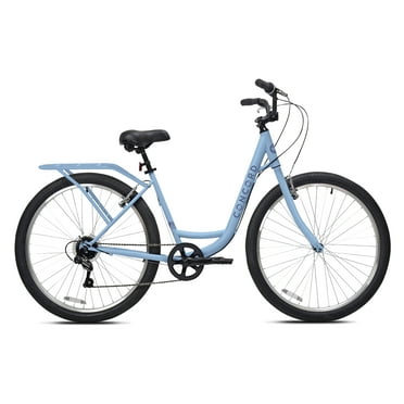 Concord Laguna Comfort Bike, 27.5" Wheels, Fits Teen & Adult Riders 5'4"-6'2", Unisex, Blue