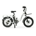 thumbnail interactive-video image 1 of Concord 20" LoadPro Electric Cargo Bike 20" Wheels, 48V Class 2, Off-White, Fits Riders 4'11" - 6'3", Adult, Unisex, Online Only, 1 of 12