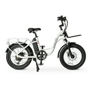 Concord 20 LoadPro Electric Cargo Bike 20 Wheels, 48V Class 2, Off-White, Fits Riders 411 - 63, Adult, Unisex, Online Only