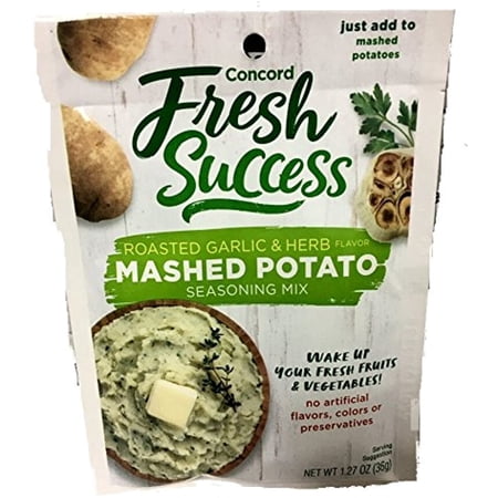 Concord Mashed Potato Seasoning Mix, 1.27-Ounce Pouches (Pack Of 18)