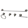 thumbnail image 1 of Concord Modern 5 Piece Bathroom Accessory Set, Brushed Nickel, 1 of 1