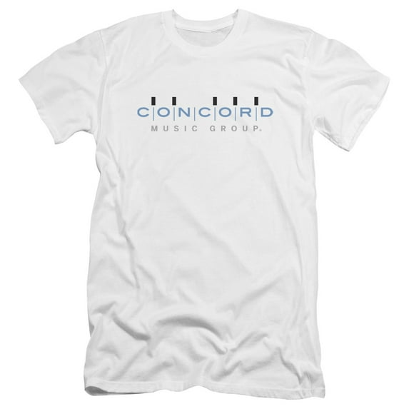 Concord Music Concord Logo Premium Adult Slim Fit T-Shirt
