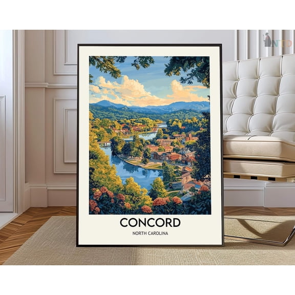 Concord New Hampshire Capital Poster, Unframed Paper Poster 11x14in