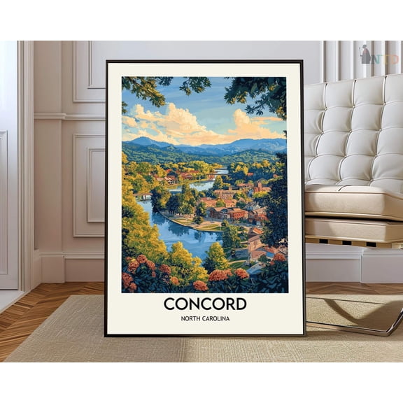 Concord New Hampshire Capital Poster Unframed Paper Print