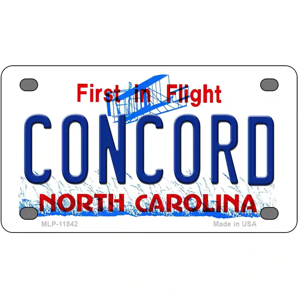 Concord North Carolina Novelty License Plate 4" x 2.2" Mini - Walmart.com