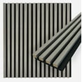 thumbnail image 1 of Concord Panels | Acoustic Slat Wall Paneling - Grey | 94.5” x 5” Each | Wall Soundproofing Panels on Felt Back Board | Interior Sound Absorption - COA1522 (Pack of 6 - 19.7) sqft., 1 of 9
