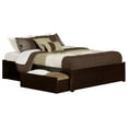 thumbnail image 1 of Concord Platform Bed with Flat Panel Foot Board and 2 Urban Bed Drawers, Multiple Colors, Multiple Sizes, 1 of 8