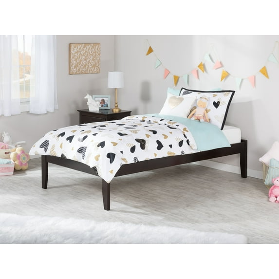 Concord Platform Bed with Open Foot Board, Multiple Colors, Multiple Sizes