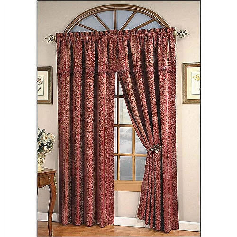 Concord Polyester Curtain Panel with Valance