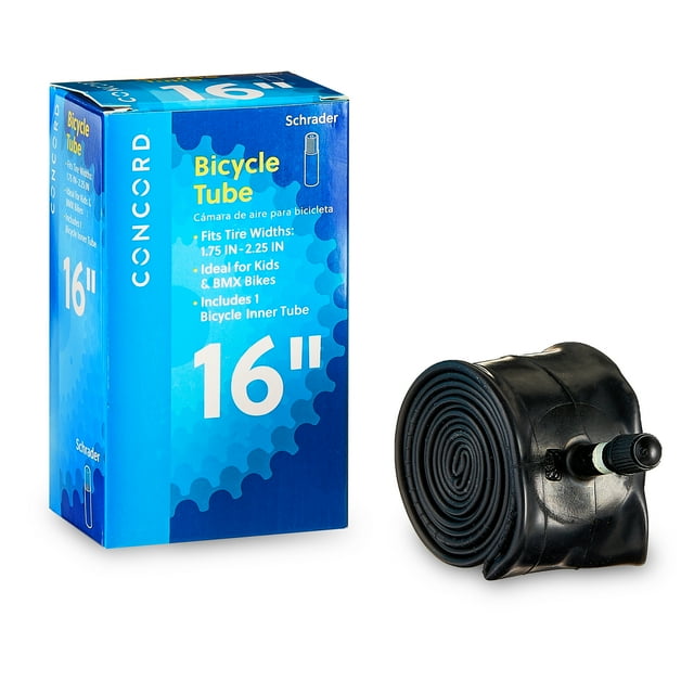 Concord Replacement Bicycle Inner Tube, 16"