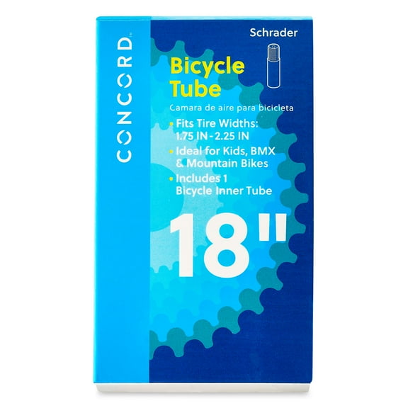 Concord Replacement Bicycle Inner Tube, 18"