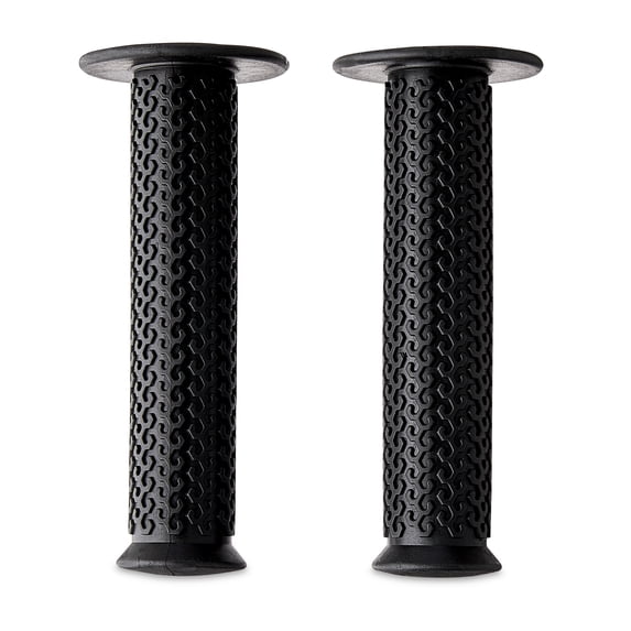 Concord Bikes Non-Slip Rubber Replacement Bicycle Handlebar Grips, Black, 2-Piece Set