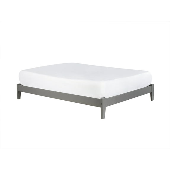 Concord Traditional Bed in Grey, Multiple Sizes