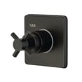thumbnail image 1 of Concord Traditional Single-Handle Three-Way Diverter Valve with Trim Kit, Matte Black, 1 of 1