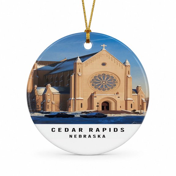 Concord Travel Map Ornament, New Hampshire Travel Ornament, Christmas Tree Decoration for Travel Lovers