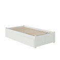 thumbnail image 1 of Concord Twin Extra Long Bed with Footboard and Twin Extra Long Trundle in White, 1 of 7