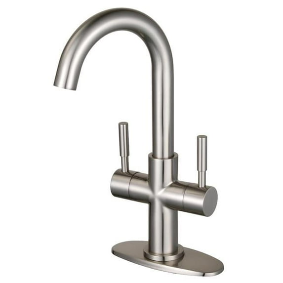 Concord Two-Handle Bar Faucet, Brushed Nickel
