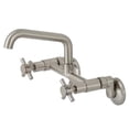 thumbnail image 1 of Concord Two-Handle Wall-Mount Kitchen Faucet, Brushed Nickel, 1 of 1