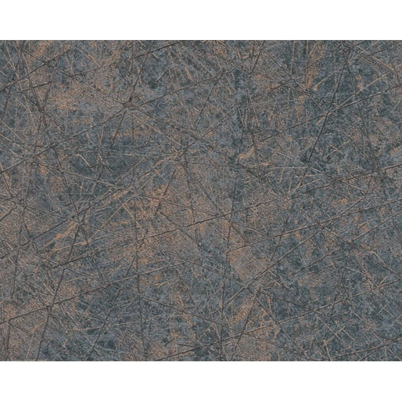 Concord Wallcoverings Modern Textured Wallpaper Graphics, Vinyl Accent Wall, Black, Copper, Grey, Metallic, 21 in x 33 Ft (57 sq. ft), 391775