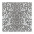 thumbnail image 1 of Concord Wallcoverings Textured Wallpaper Damask Featuring Floral Ornament, Gray Black, 21 In x 33 Ft (56 sq. ft), TX34822, 1 of 1