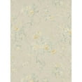 Concord Wallcoverings Textured Wallpaper Floral Featuring Roses Leaves