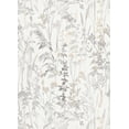 thumbnail image 1 of Concord Wallcoverings Textured Wallpaper Floral Flowers Leaves, White Gray, 21 In x 33 Ft (56 sq. ft),1025814, 1 of 1