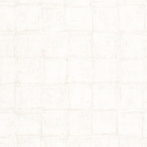 Concord Wallcoverings Textured Wallpaper Industrial Fabric wicker Tile, Beige Cream, 21 In x 33 Ft (56 sq. ft), 30416