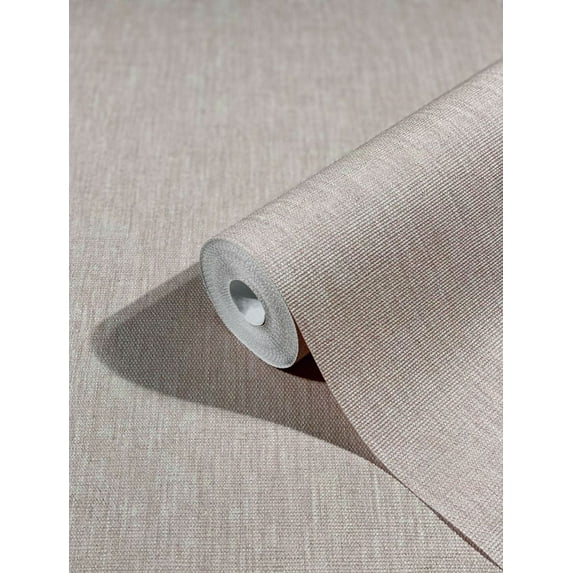 Concord Wallcoverings Textured Wallpaper Plain Solid Wall, Beige Cream, 21 In x 33 Ft (56 sq. ft), 33327