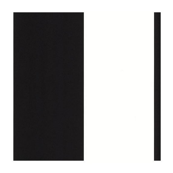 Concord Wallcoverings Textured Wallpaper Stripes Featuring Vertical Lines, Black White, 21 In x 33 Ft (56 sq. ft), TS28131