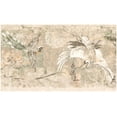 thumbnail image 1 of Concord Wallcoverings Textured Wallpaper Stripes Featuring Vertical Stripes, Cream Satin, 21 In x 33 Ft (56 sq. ft), CS27317, 1 of 4