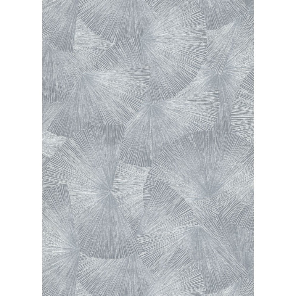 Textured Grey Silver Non-Woven Wallpaper Roll