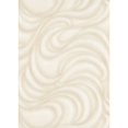 thumbnail image 1 of Concord Wallcoverings Textured Wallpaper modern graphics Featuring 3D wave wall, Cream White, 21 In x 33 Ft (56 sq. ft), 1022014, 1 of 1