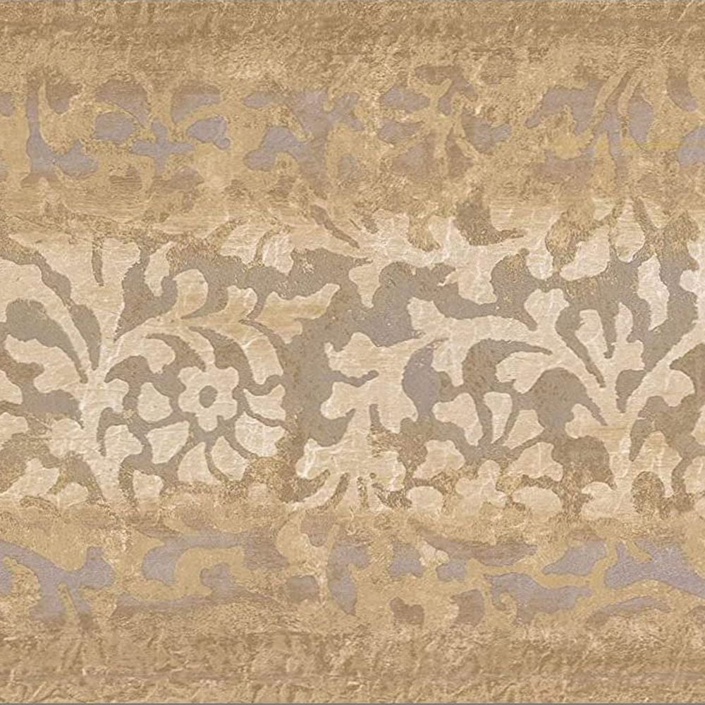 Concord Wallcoverings Wallpaper Border Classic Pattern in Beige Matching Kitchen Bathroom Living Room, Size 10 Inches by 15 Feet UB104564
