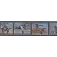 thumbnail image 1 of Concord Wallcoverings Wallpaper Border Country Pattern Ducks Geese for Cottage, Gray Brown Blue, 15 Feet by 5.5 Inches HB726B, 1 of 1