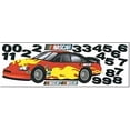 thumbnail image 1 of Concord Wallcoverings Wallpaper Mural Kids Pattern Sport Race Car for Boys Room, Red Black Yellow, 36 Inches H X 112 Inches W SK6464M, 1 of 1