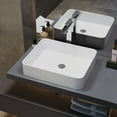thumbnail image 1 of Concorde 15 Square Ceramic Vessel Sink, 1 of 11