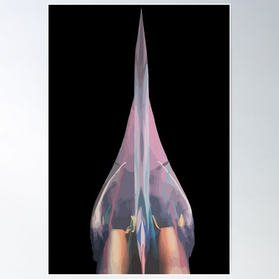 Concorde 1969 Poster Wall Art, Modern Wall Decor For Living Room Bedroom, 12x18 UNFRAMED