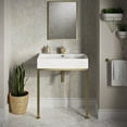 thumbnail image 1 of Concorde 30" Rectangle Console Sink with Brushed Gold Legs, 1 of 11