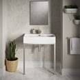 thumbnail image 1 of Concorde 30" Rectangle Console Sink with Matte Silver Legs, 1 of 11