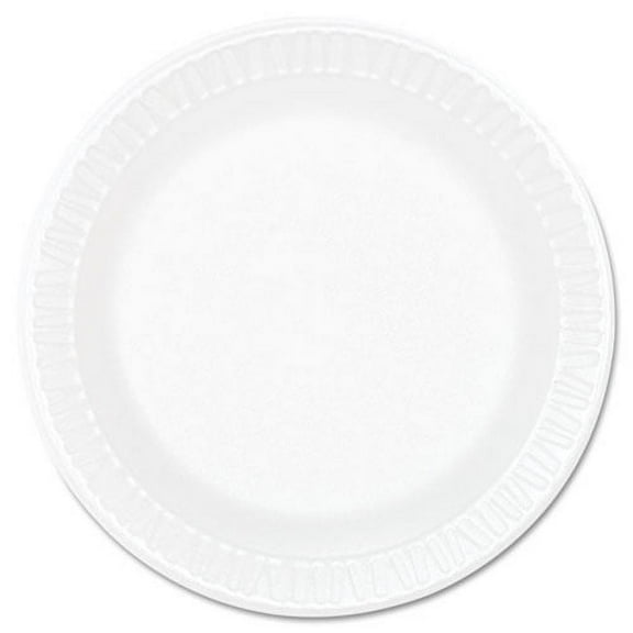 Concorde Foam Plate, 6" Dia, White, 1,000/carton | Bundle of 5 Cartons