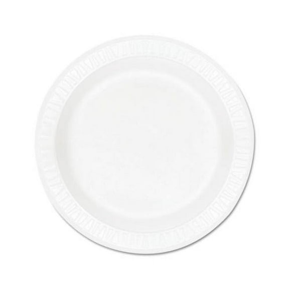 Concorde Foam Plate 9" dia, White, 125/Pack, 4 Packs/Carton