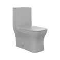 thumbnail image 1 of Concorde One Piece Square Toilet Dual Flush in Matte Grey 1.1/1.6 gpf, 1 of 13