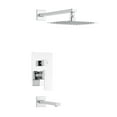 thumbnail image 1 of Concorde Single-Handle 1-Spray Tub and Shower Faucet in Chrome (Valve Included), 1 of 12