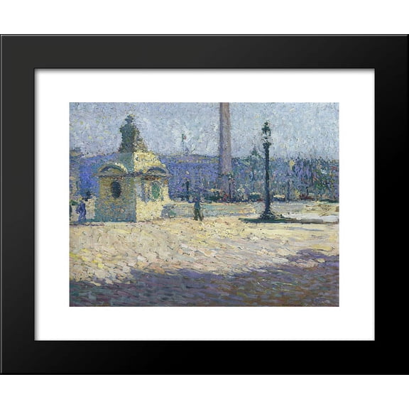 Concorde Square 20x24 Framed Art Print by Martin, Henri