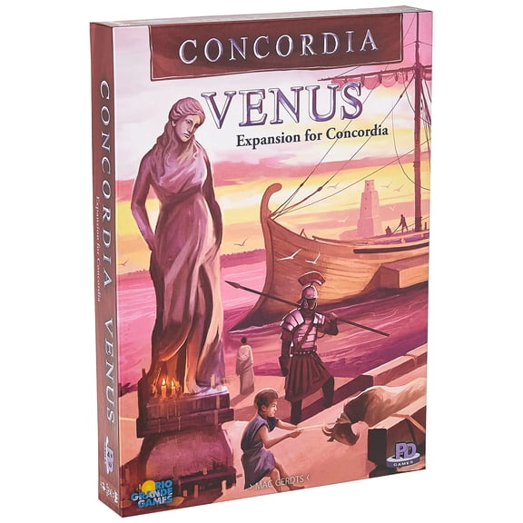 Concordia Venus Expansion | Team Strategy Board Game | Ages 13+ | 2-5 Players | Playtime 45-90 Minutes | By Rio Grande Games