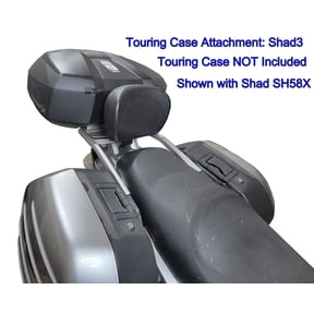 Concours 14 XL Luggage Rack Passenger Backrest Combo with Shad Large Kit
