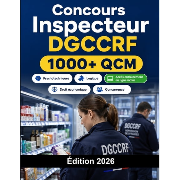 Concours Inspecteur DGCCRF 2026: Rpression des Fraudes Catgorie A: prparation complte, droit conomique, concurrence, (Paperback)