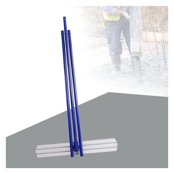 Concrete Bull Float,48x8Inch Concrete Bull Floating Kit,Concrete Tool Cement Trowel Smooth And 3 Handles,Made Of -Aluminum Alloy